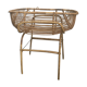 Vintage rattan cradle