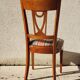 Vintage wooden office chair from the 1970s.