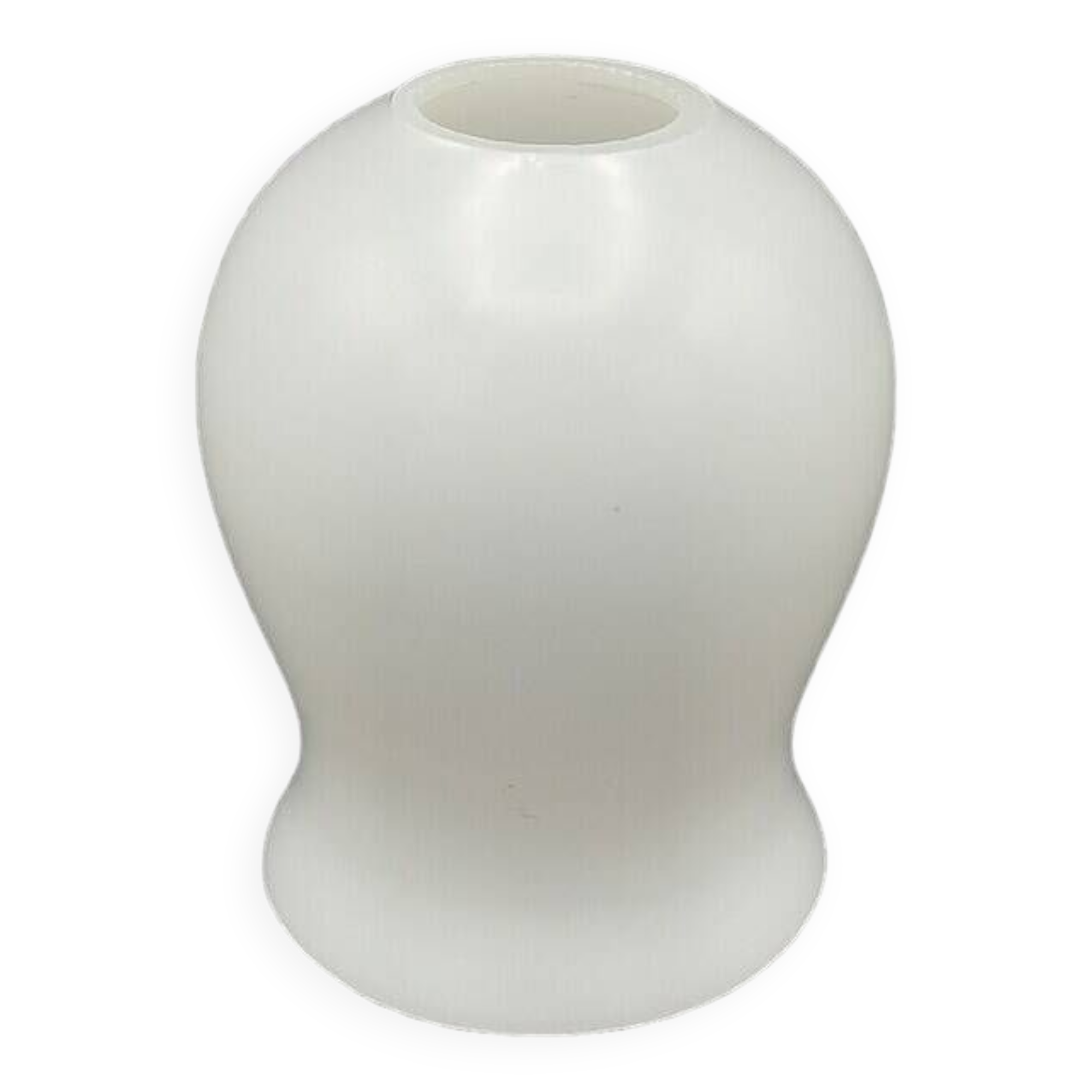 French vintage retro white glass replacement shade