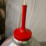 80s brushed aluminum pendant light