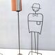 Rare Lampadaire Moderniste modèle "Abate" par Afra et Tobia Scarpa pour Ibis,