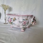 Antique 18th century Marseille earthenware planter by Veuve Perr