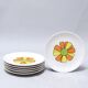 6 vintage plates from the 70s