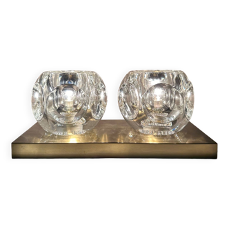 Peill Putzler Ice Cube wall lamp 70's lamp, Germany,