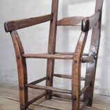 Old country folk art armchair