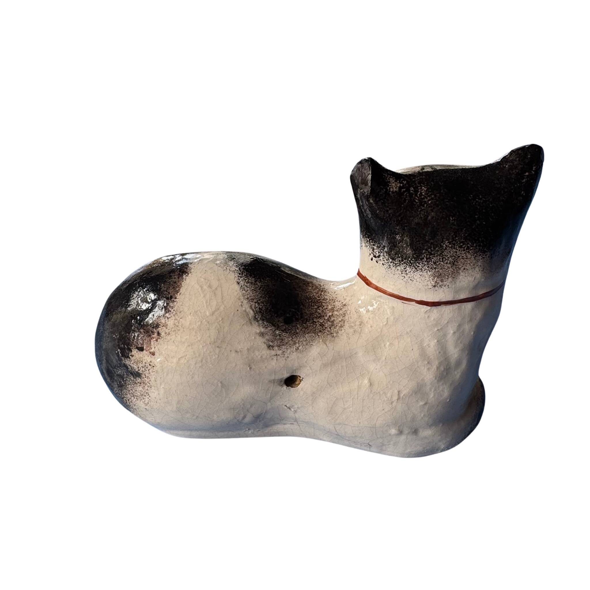 Statuette de chat Staffordshire, Angleterre vers 1860–1880