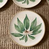 Handcrafted decorative ceramic plates