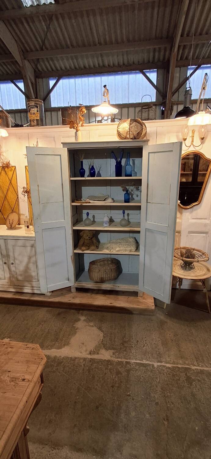Antique pine wardrobe