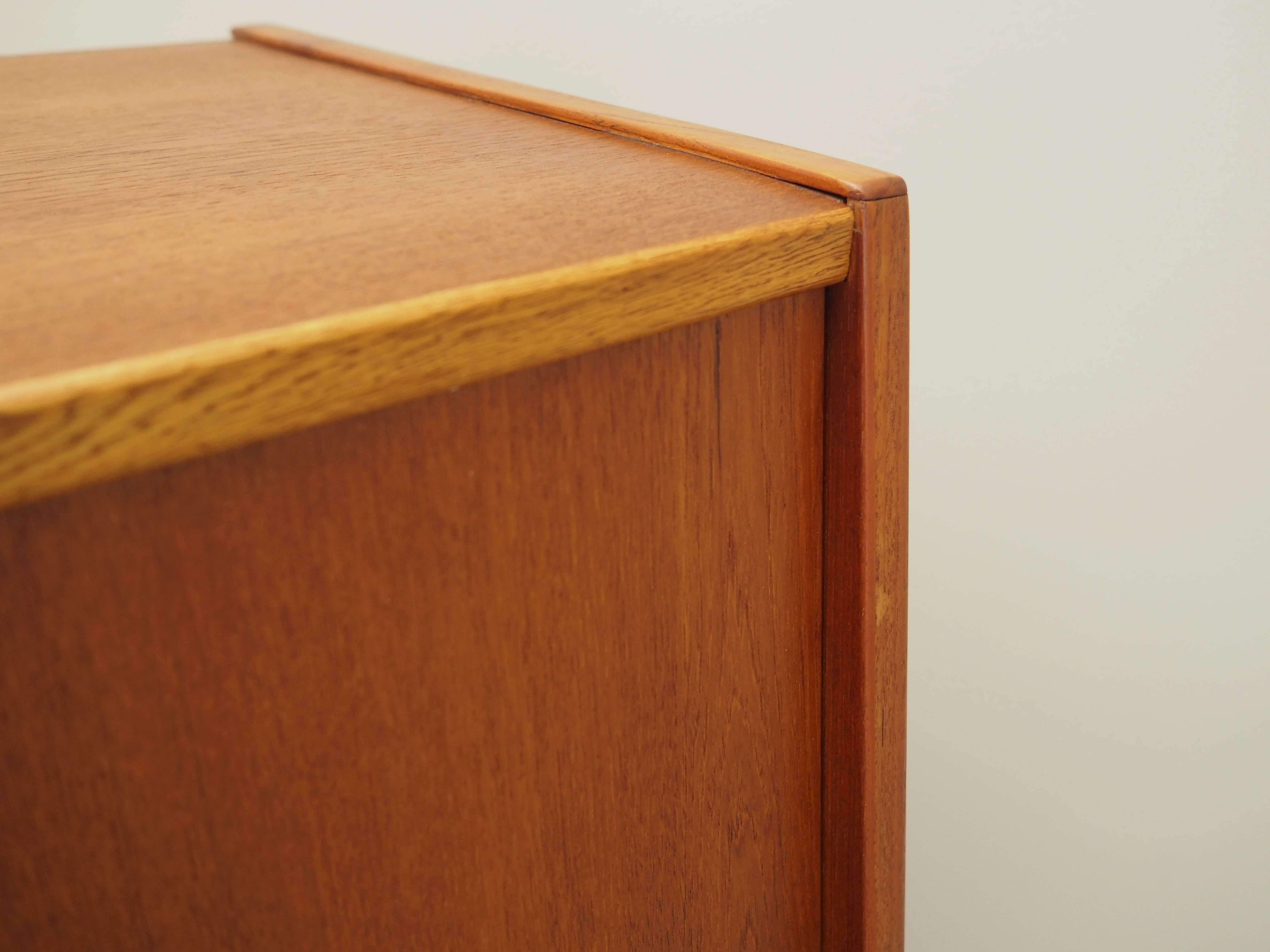Teak highboard, Danish design, 1960s, production: Denmark