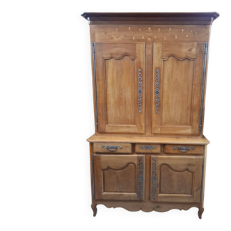 Two-part cherrywood buffet