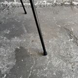 Set of 2 Black Leatherette Lounge Chairs Model 301 by W.h. Gispen — Metal Base, 1950s