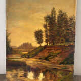 Landscape signed André Rica