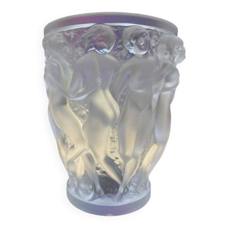 Vase en cristal dix beautés France Lalique