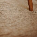 Tapis en coton recycle beige 150 x 100 cm