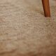 Beige recycled cotton rug 150 x 100 cm