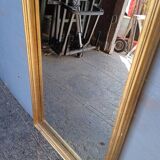 Gilded wood mirror from the 1960s - 100cm