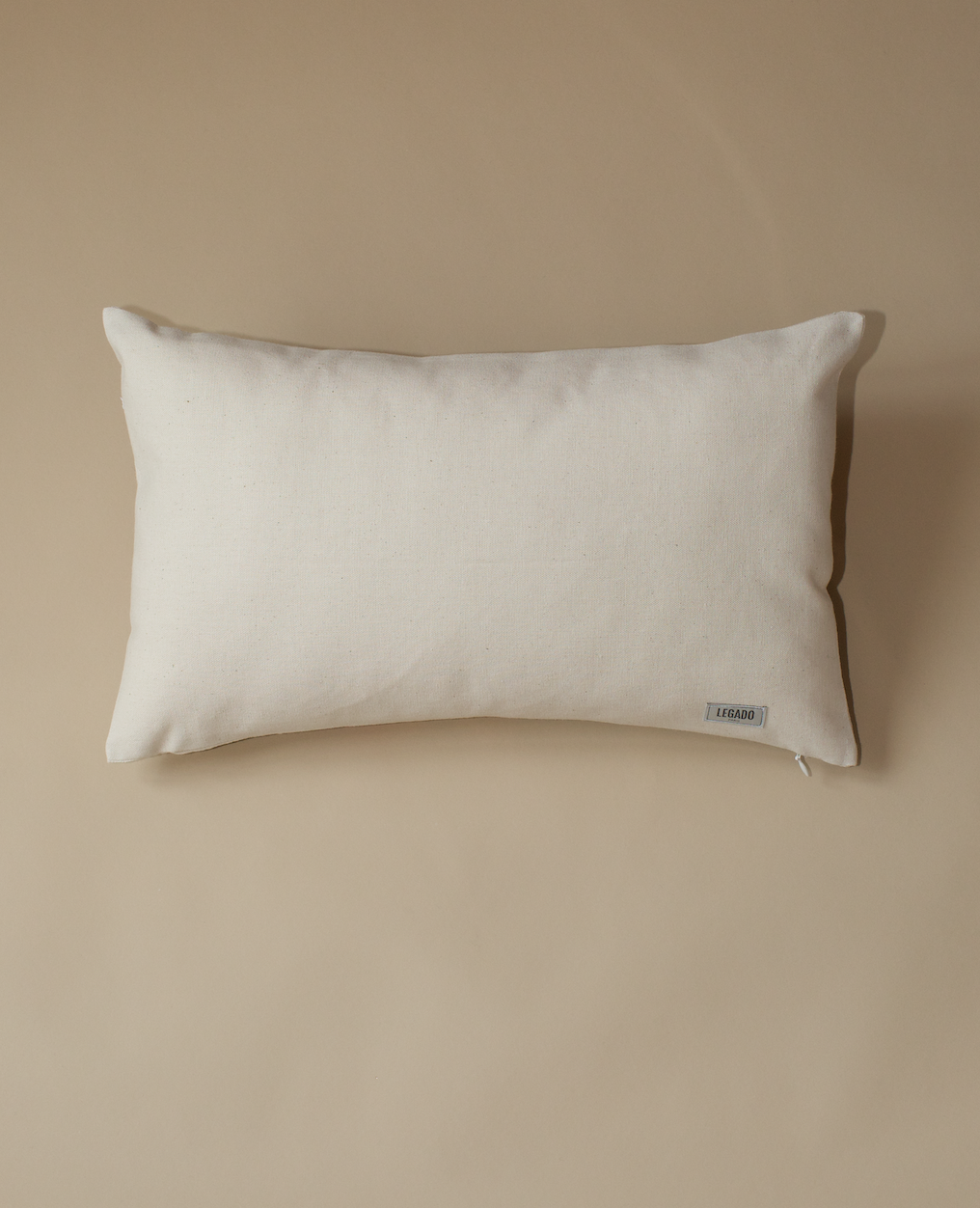 Hand-embroidered cushion