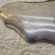 Aluminum sculpture by Paul Oudet for Claude de Muzac