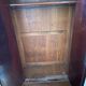 Vintage mahogany wardrobe with large low drawer