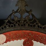 Plat en bronze et coupe Japon XIXe Napoléon III Imari