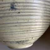 XXXL lime gray sandstone monastery salad bowl Daniel de Montmollin, Taizé 1970