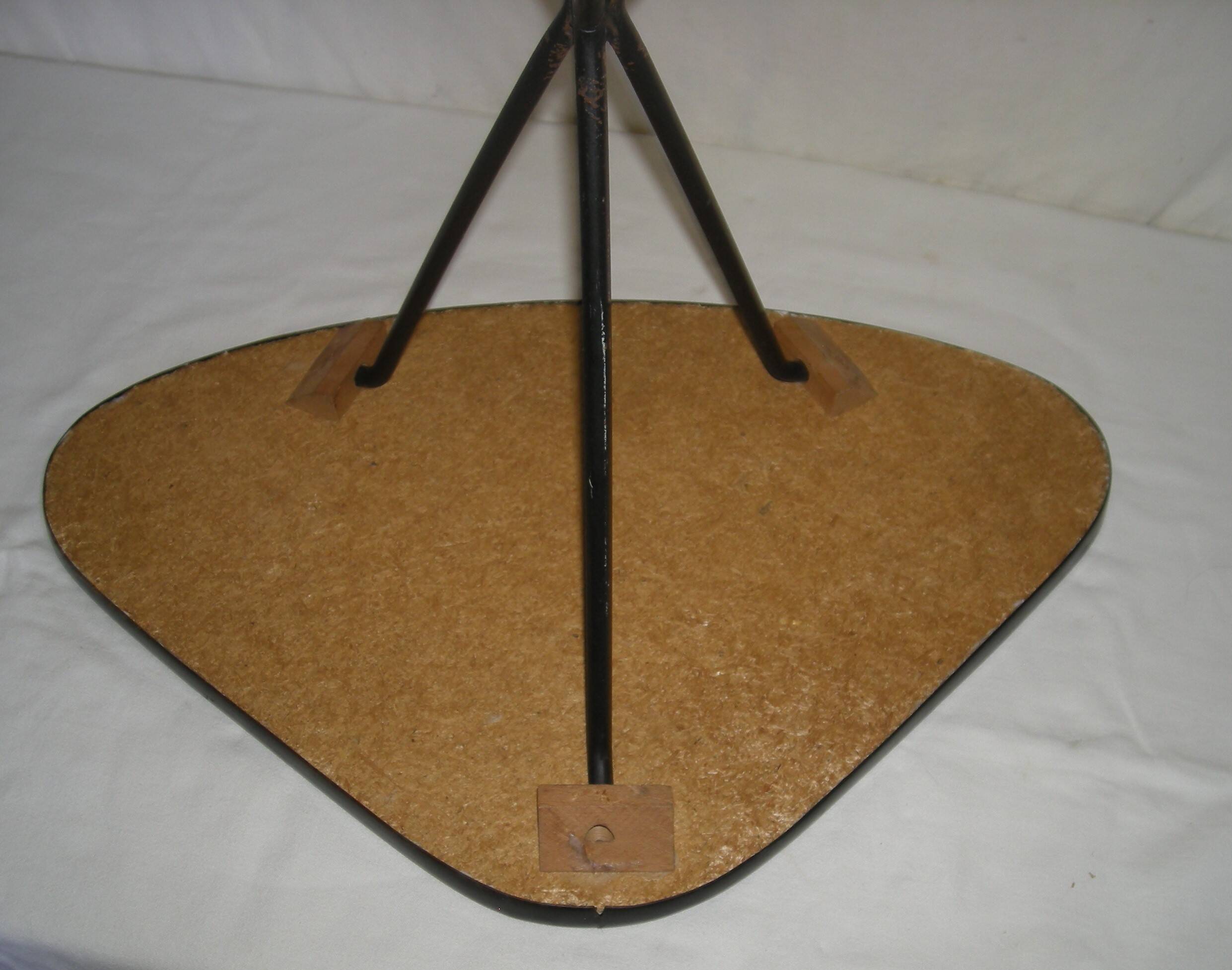 1950s tripod cocktail coffee table