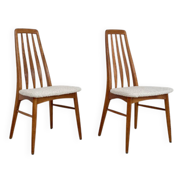 2 oak chairs Eva by Niels Koefoed 1960