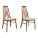 2 oak chairs Eva by Niels Koefoed 1960