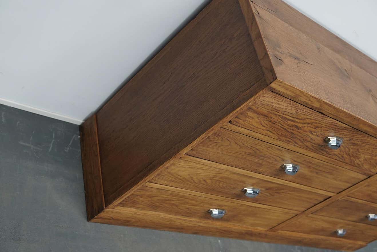 Apothecary furniture in oak France 1930