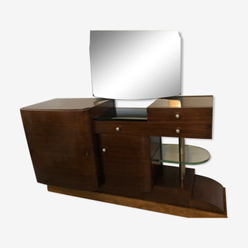 Art deco buffet and its mirror