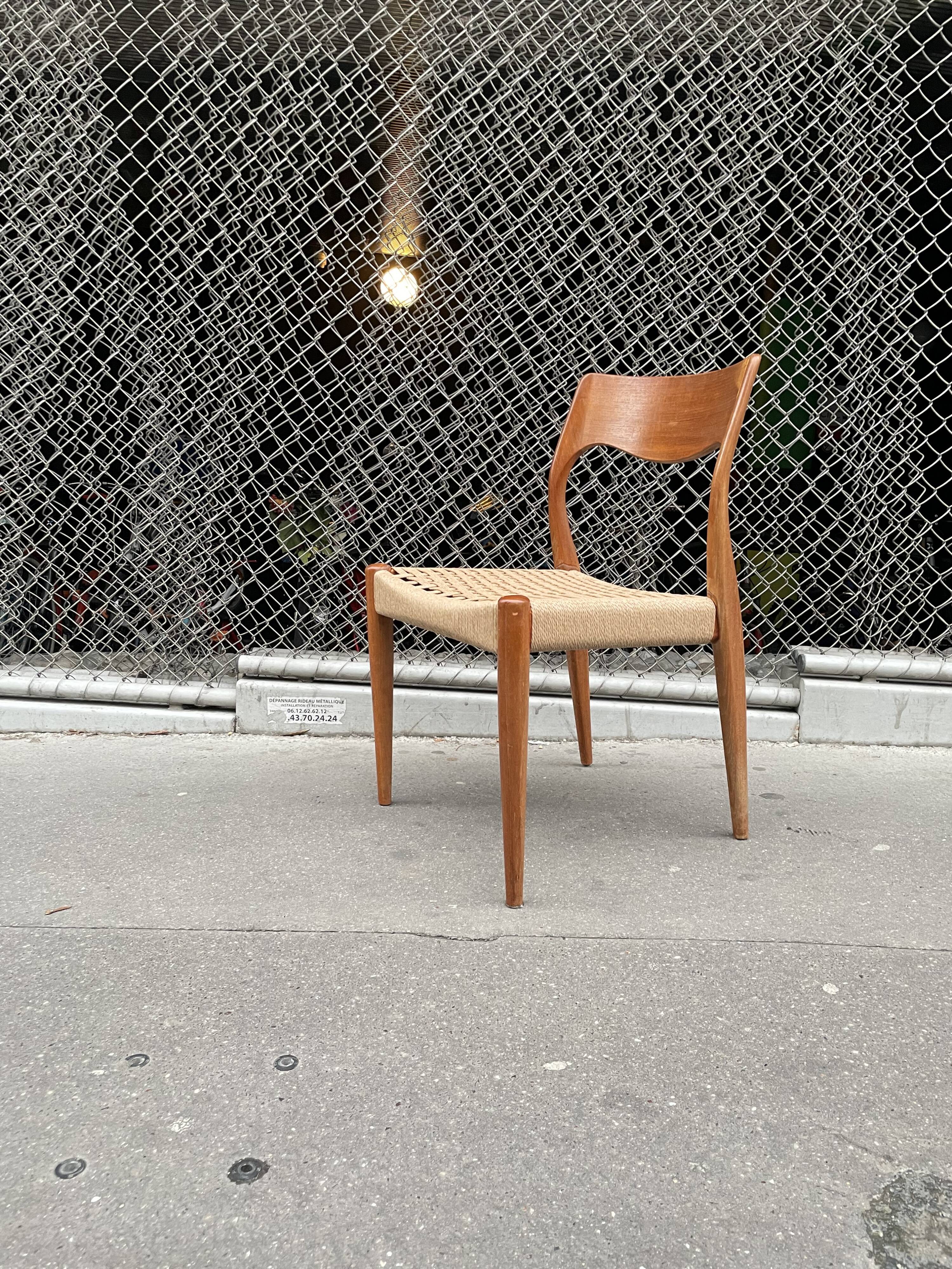 Roped chair by Niels Otto Möller 1960