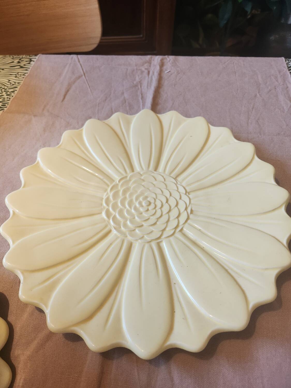 Ensemble saladier et plat