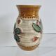 Ceramic vase with floral decoration "West Germany" 50s 60s