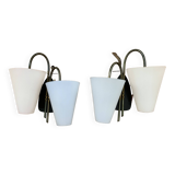 2 wall lights