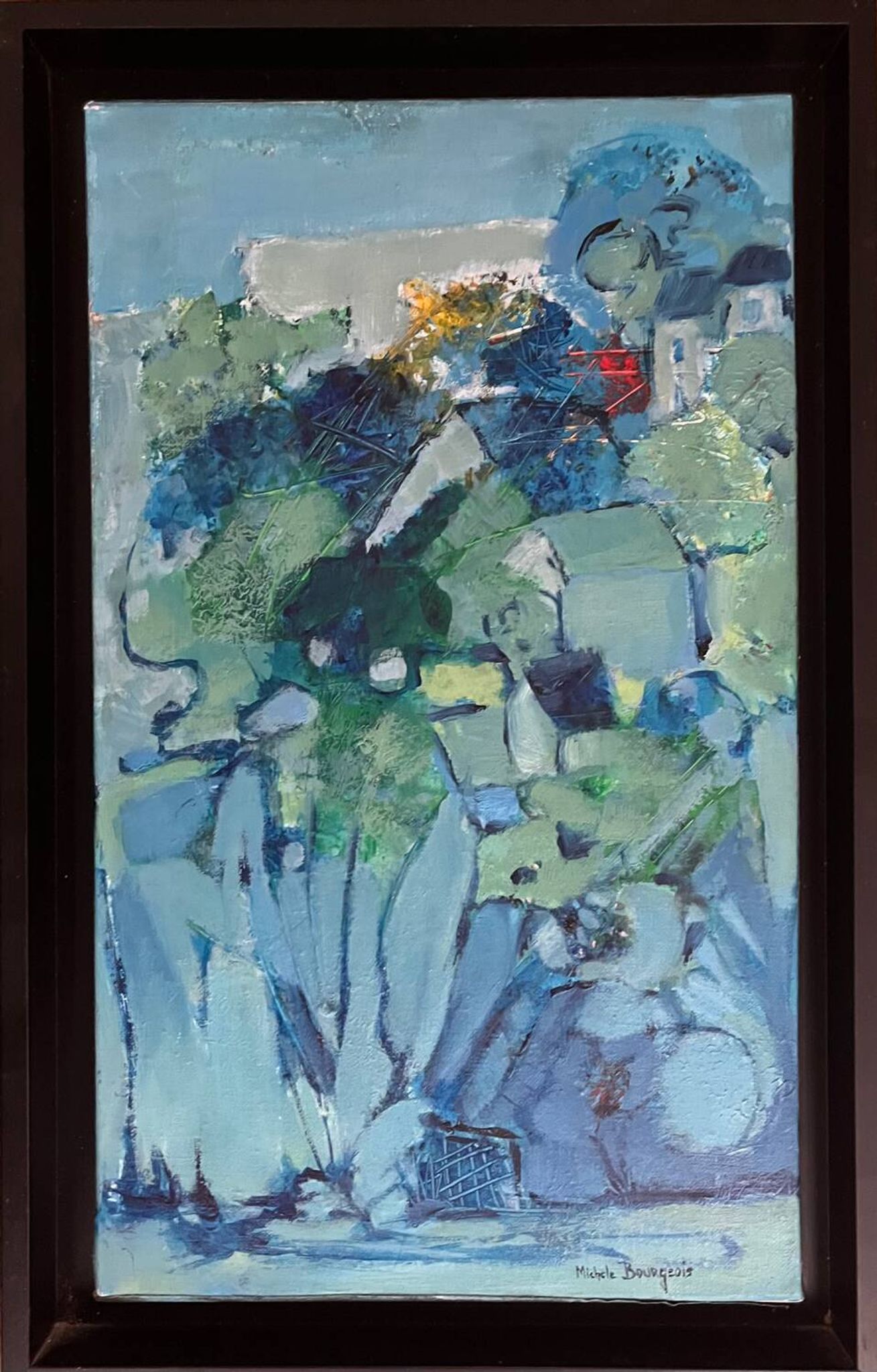 Tableau : huile sur toile contemporaine