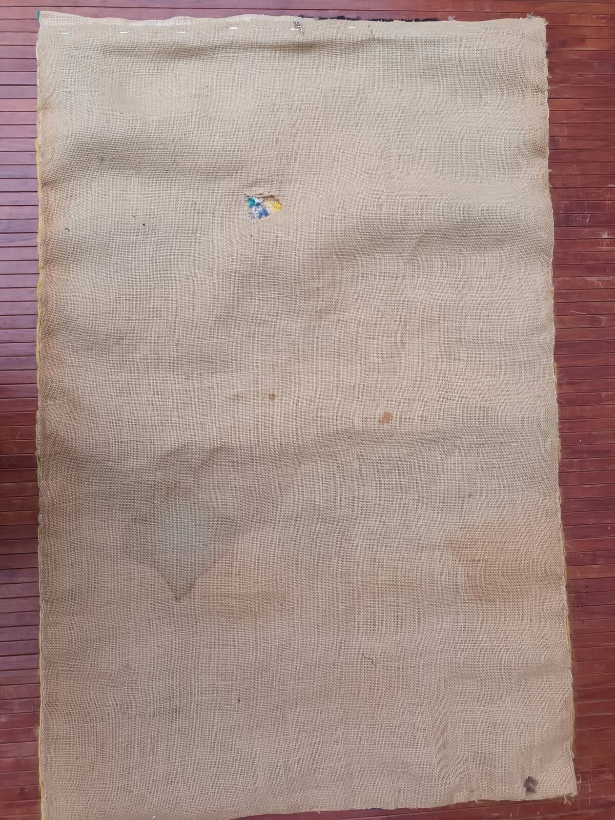 Cubist spirit wool tapestry