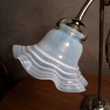 Opalescent tulip swing lamp 1900