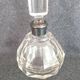 Antique liqueur set, decanter and 6 thick cut crystal glasses