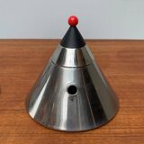 Postmodern Japanese kettle in stainless steel, set of 2