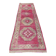 Tapis de Couloir Anatolien Fuchsia, Motifs Géométriques Vintage, 94x324 Cm