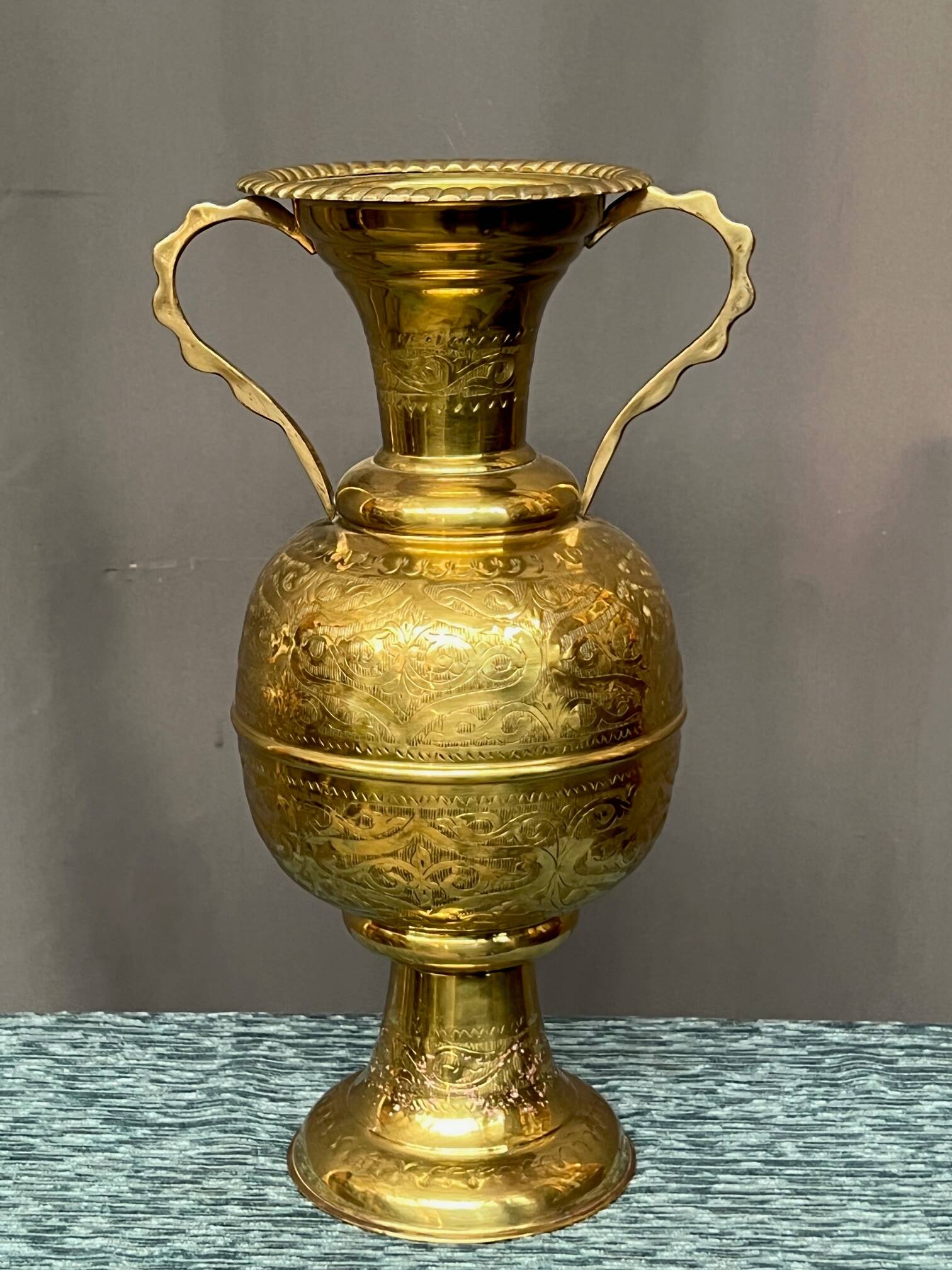 Large copper vase