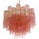 Lustre en verre de murano rose « tronchi »