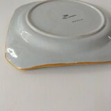 Square dish in earthenware Hubaudière & Bousquet (HB) Quimper