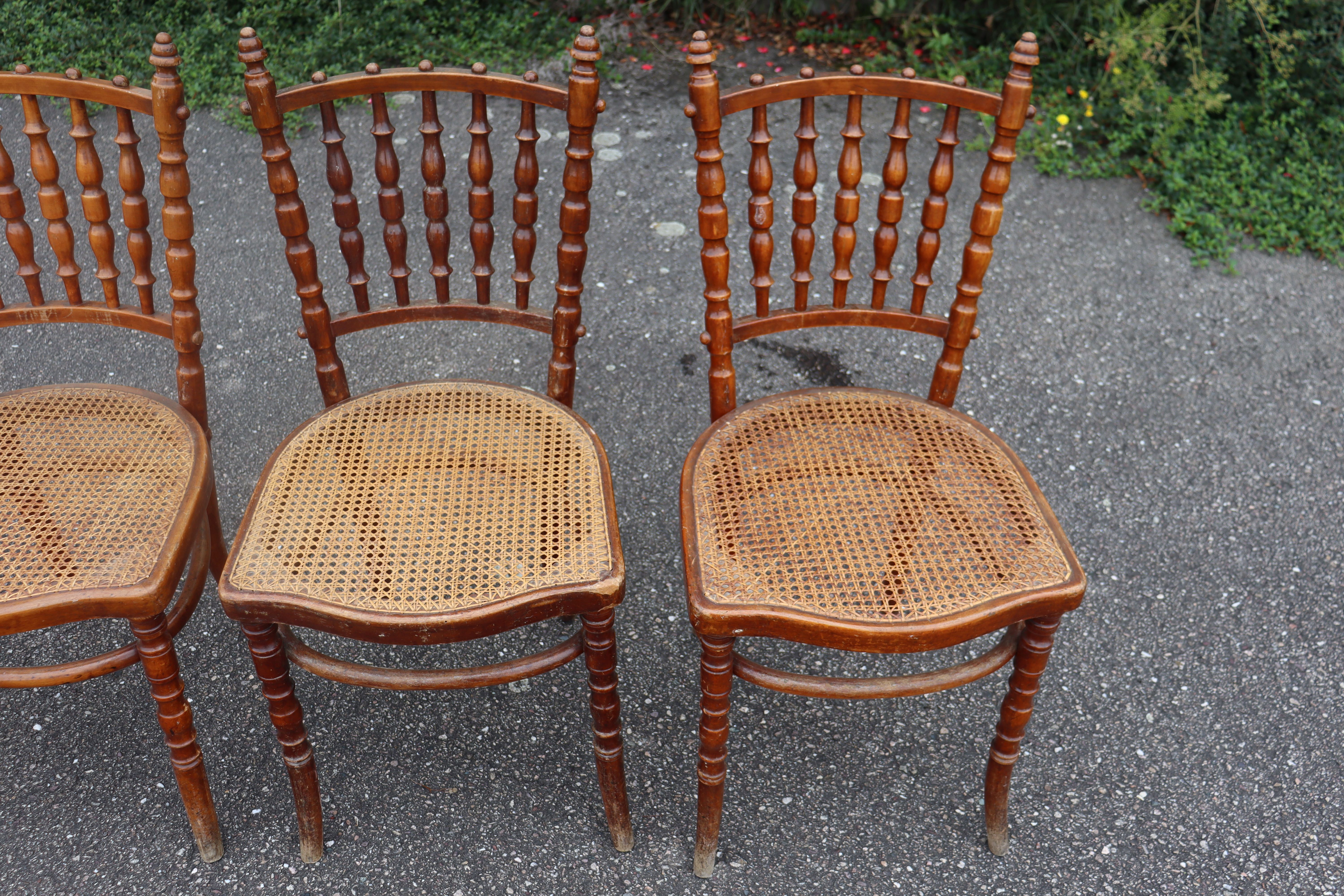 Series 4 bistro chairs Fischel N109