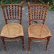Série 4 chaises bistrot Fischel N109