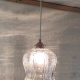 Art Deco portable lamp in glass - mid 20th century