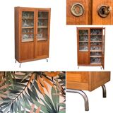 Armoire vitrée d’école primaire 1950