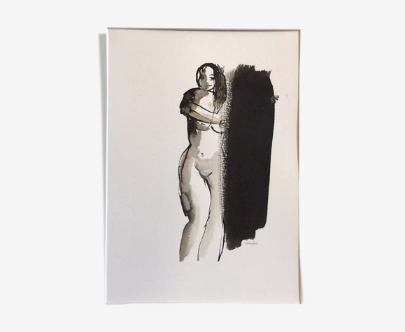 Œuvre unique nu féminin 06