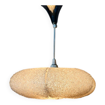 Suspension vintage années 60 perspex granulé scintillant Mid-Century