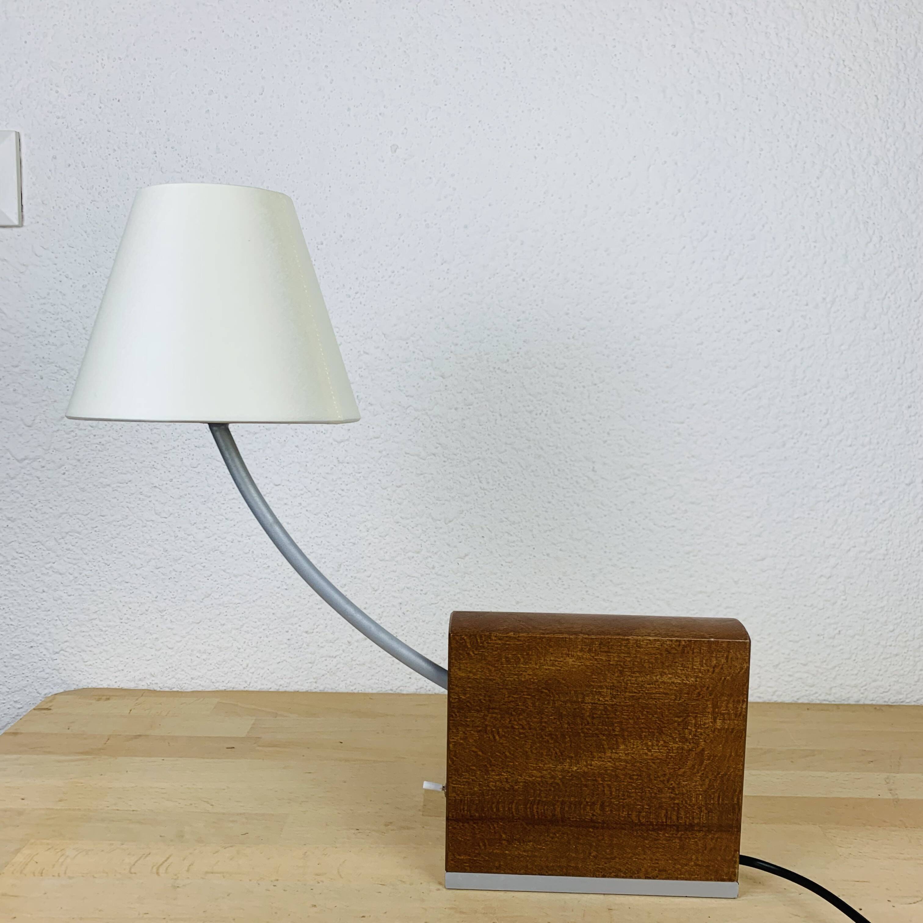 Vintage Ligne Roset teak lamp